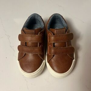 Cat & Jack Brown Kids Sneakers with Velcro